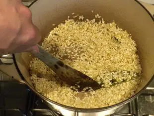 Risotto aux petit-pois "Mantecare" : Étape 6