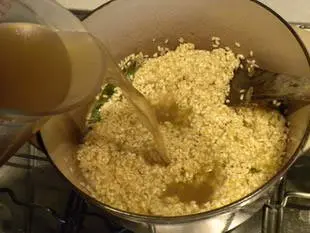 Risotto aux petit-pois "Mantecare" : Étape 9