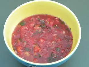 Sauce à la tomate pimentée : Étape 7