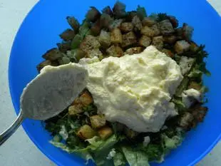 Salade Caesar : Étape 7