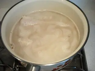 Pétales de poisson, julienne de légumes et beurre blanc : Étape 1