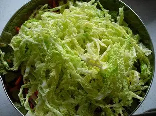 Pétales de poisson, julienne de légumes et beurre blanc : Étape 7