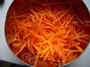 Pétales de poisson, julienne de légumes et beurre blanc : Étape 6