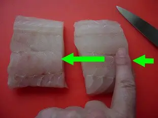 Pavé de poisson à la vapeur de romarin : Étape 1