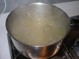 Noix de Saint-Jacques aux légumes croquants, sabayon au savagnin réduit : Étape 2