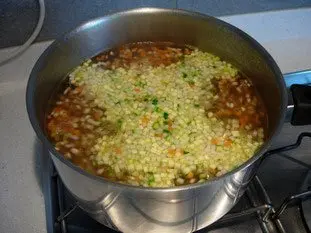 Noix de Saint-Jacques aux légumes croquants, sabayon au savagnin réduit : Étape 4