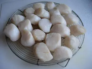 Noix de Saint-Jacques aux légumes croquants, sabayon au savagnin réduit : Étape 8