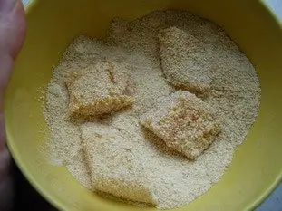 Petits morceaux de poissons croustillants : Étape 5