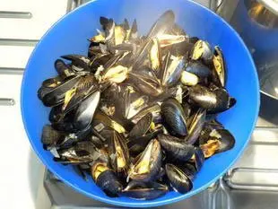 Moules marinières : Étape 6