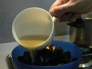 Moules marinières : Étape 9