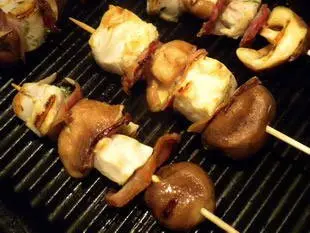 Petites brochettes "terre et mer"