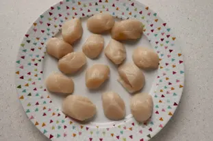 Noix de Saint-Jacques à l'oseille et au Noilly : Étape 3