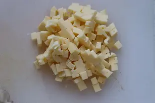 Coques et chou vert à la crème fumée : Étape 4