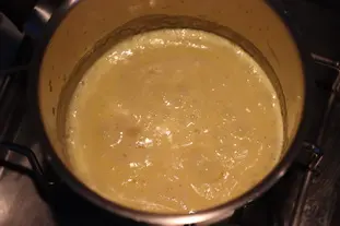 Coques et chou vert à la crème fumée : Étape 6