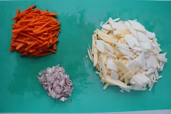 Marmite de coquillages et petits légumes à la bretonne : Étape 1