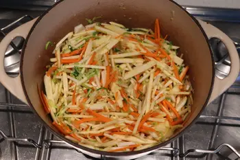 Marmite de coquillages et petits légumes à la bretonne : Étape 6