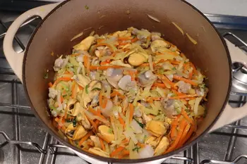 Marmite de coquillages et petits légumes à la bretonne : Étape 7