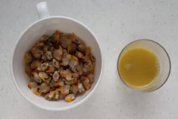 Spaghetti crémeuses aux coques et persil : Étape 2