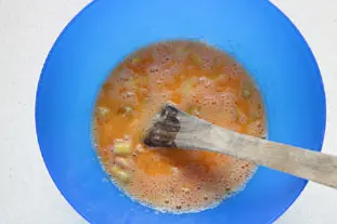 Oeufs brouillés aux langoustines et pointes d'asperges : Étape 6