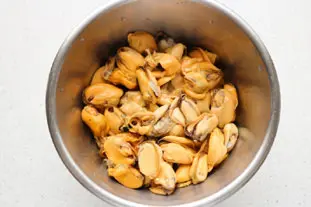 Curry de moules au chou : Étape 2