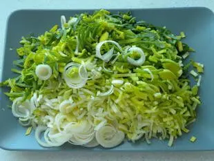 Croustade de langoustines aux poireaux : Étape 2