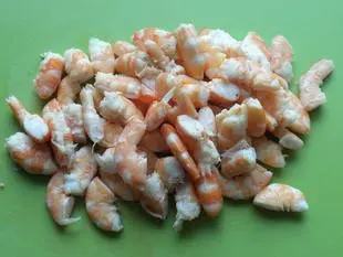 Curry de crevettes express : Étape 1