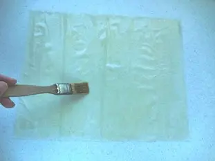 Croustade de langoustines au sabayon : Étape 1