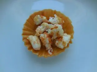 Croustade de langoustines au sabayon : Étape 11