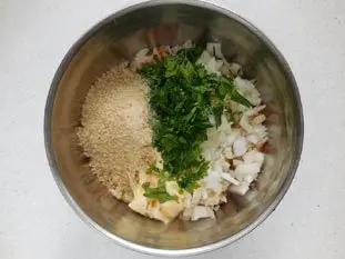 Gâteau de crabe : Étape 3