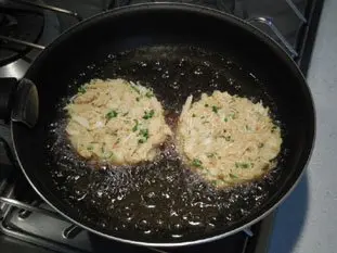 Gâteau de crabe : Étape 7