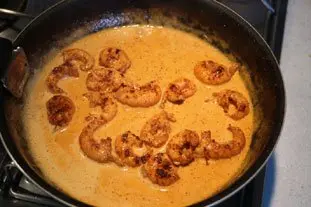 Langoustines bien relevées : Étape 7