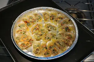 Moules farcies au beurre d'escargot : Étape 6