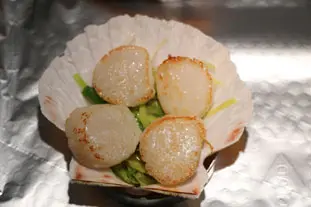 Coquilles Saint-Jacques gratinées : Étape 11