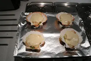 Coquilles Saint-Jacques gratinées : Étape 12