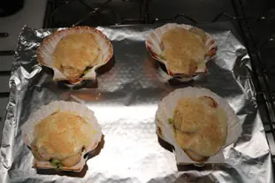 Coquilles Saint-Jacques gratinées : Étape 13