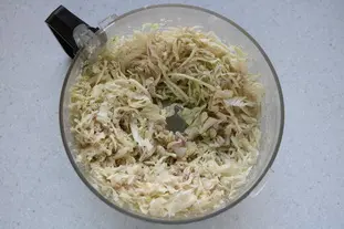 Filets de poissons grillés, chou étuvé au Noilly : Étape 1