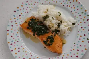 Filet de saumon meunière