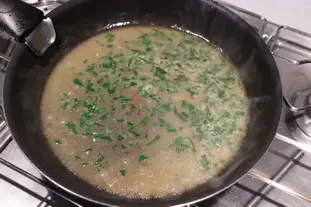 Filet de saumon meunière : Étape 7