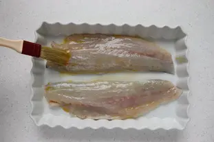 Filet de bar au four, citron et estragon : Étape 3