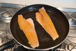 Filet de bar de retour des indes : Étape 2