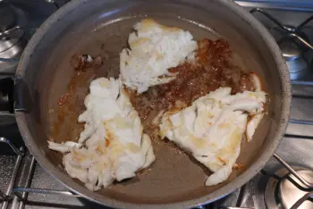 Filet de poissons aux poireaux et crème moutardée : Étape 4