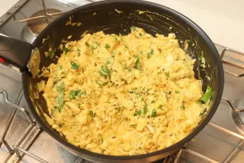 Filets de poissons au chou et curry : Étape 9