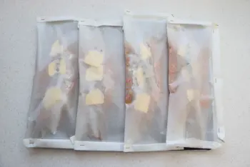 Filet de merlan en papillote carottes-citron-poireaux : Étape 10