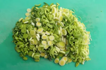 Poisson blanc et fondue de poireaux à la comtoise : Étape 1