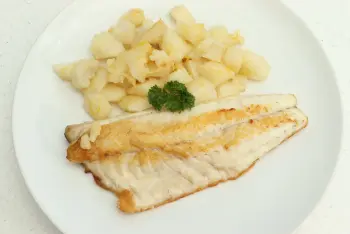 Filets de bar et topinambours au citron