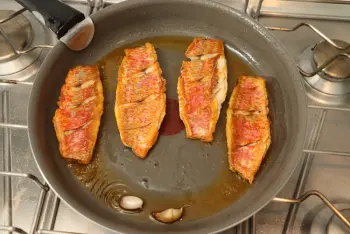 Filet de rouget aux courgettes : Étape 7