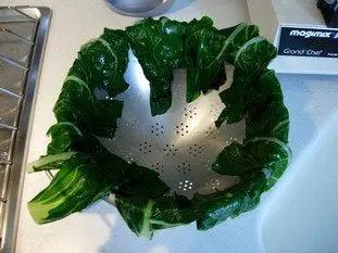 Saumon roulé aux feuilles de bettes : Étape 4