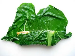 Saumon roulé aux feuilles de bettes : Étape 7