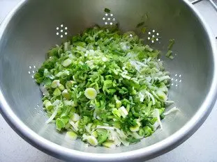 Gros dés de saumons à la Crétoise : Étape 1