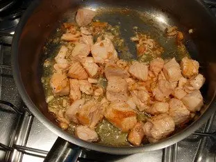 Gros dés de saumons à la Crétoise : Étape 5